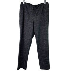 J Jill Ponte Slim Leg Pants Gray Heather M Pull On Basic Casual Capsule Stretch